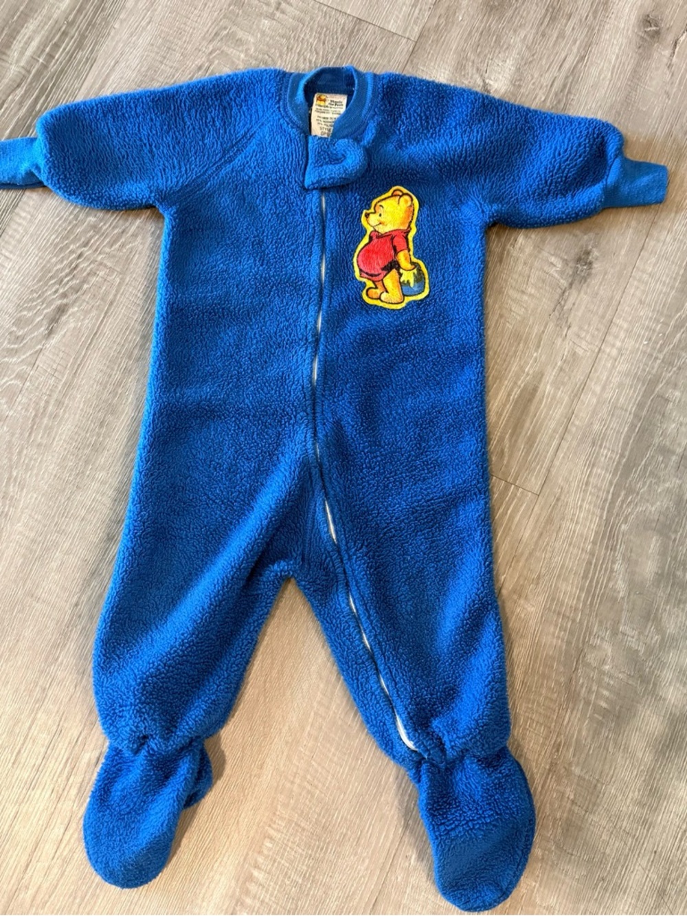 Vintage Size 2B (18-22 Lbs) Winnie The Pooh Sleeper Footed Pajama Fleece
